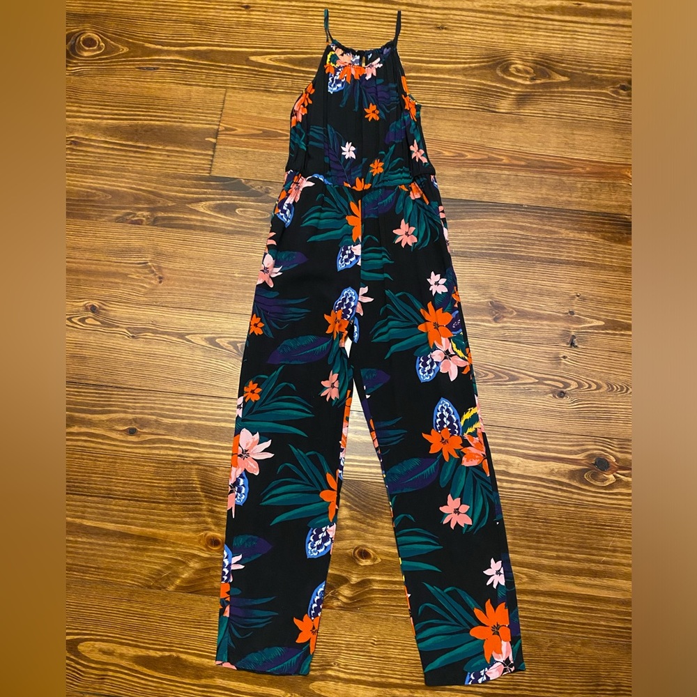 OLD NAVY Floral Romper XXL (Size 16), With Pockets